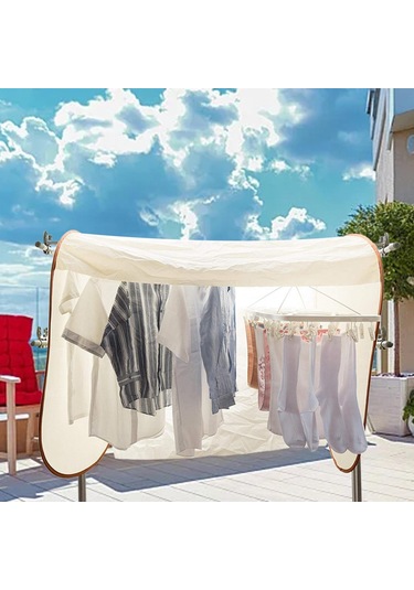Suntek Giysi Kurutma Rafı Kapağı Güneşten Asılı Giysi Diğer