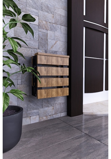 Moka Park Avm Akasya Duvara Monte Katlanabilir Tabure Çok Ceviz