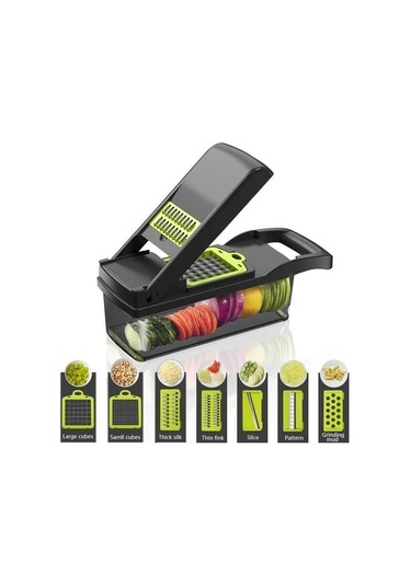 Maiyame Xinh Mutfak Çok İşlevli Alet: Sebze Meyve Rendeci, Dilimleyici, Kıyma Ve Sarımsak Kesici, Salata Hazırlama Gereci Diğer
