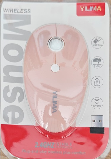 Yılıma Qs-207 Kablosuz Mouse Pembe