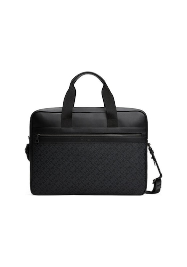 Th Monogram Computer Bag Siyah-os-8857 Siyah