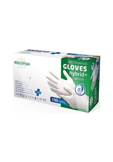 Rulopak Pe Eldiven Tek Kullanımlık Pudrasız M Beden - 100 Adet