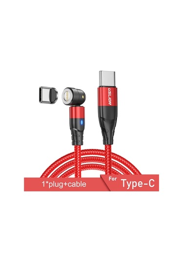 Uslıon Pd 60w Manyetik Şarj Kablosu - Mikro Usb, Tip C, Iphone Uyumlu 12, Xiaomi İçin Hızlı Şarjaçık1m