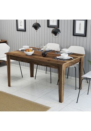 Milan Yemek Masası - Ceviz / Ceviz