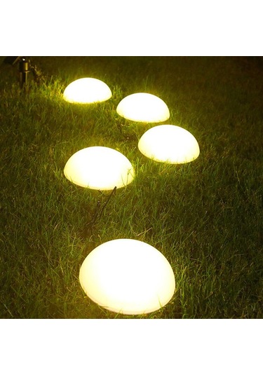 Homyl Güneş Zemin Led Açık Su Geçirmez Bahçe Çim Sıcak-ışık Sıcak Işık