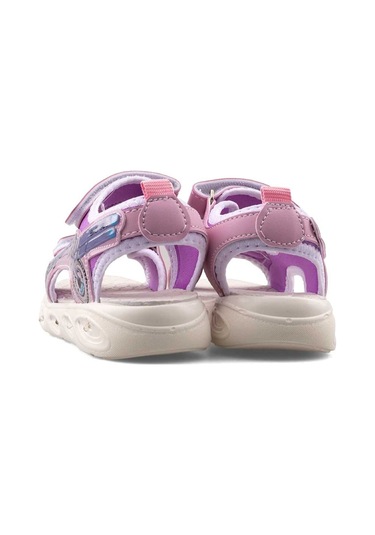 2020 Çocuk Okul Öncesi Hafif Işıklı Sandalet Pembe