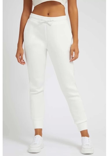 Guess Kadın Alli E Jogger Spor Pantolon Beyaz