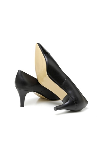 Topuklu/ Stiletto Kadın Rc-4007 Deriden Siyah Siyah