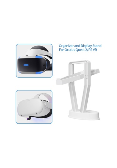 JYS JYS-OC002 Oculus Quest 2 VR Kulaklık Denetleyici Tutucu Beyaz