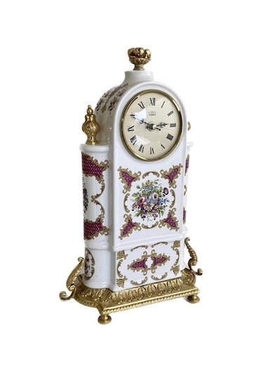 Mignon Decore J'limoges Ala Main Antika Porselen Masa Saati