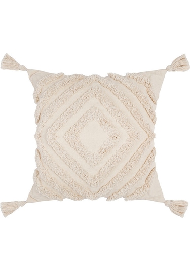 Wezone Nordik Bohemya Tarzı Ofis/hotel Yastık Kılıfı, Tassel Dokuma, 45x45cm, Toplu Alım Seçeneği Kumaş Sadece, Dolgu Yok Diğer