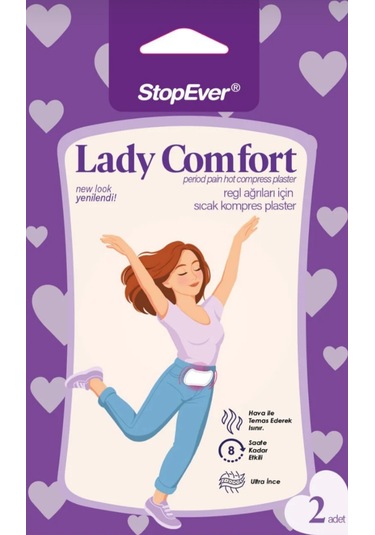 Lady Comfort Adet Regl Ve Karın Ağrıları İçin Isıtma Pedi 3x2