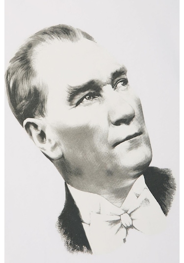 Breeze Atatürk Baskılı Uzun Kollu Tişört 5-14 Yaş, Beyaz-beyaz Beyaz