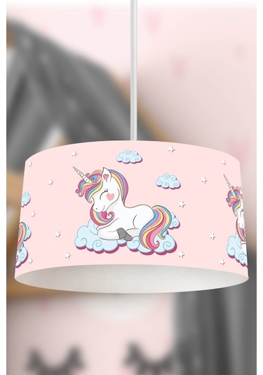 Rivaistanbul Buluttaki Unıcorn Çocuk Odası Sarkıt Avize