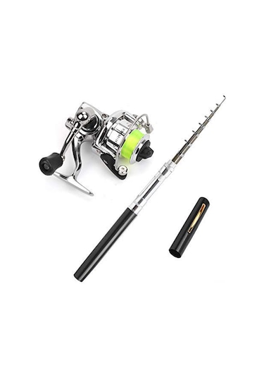 Neevoyu 39cm Cep Balık Olta Seti - Paslanmaz Çelik, Otomatik Sarımlı, Tatlı Ve Tuzlu Su İçin