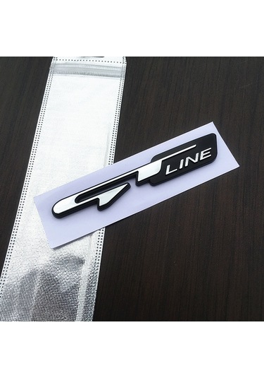 Gt Line Yazı Logo Arma Abs Krom Renk Gt Arma Logo Çamurluk Bagaj