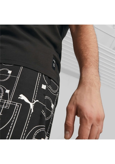 Puma Courtside Booster Basketball Erkek Şort 538561 01 Siyah