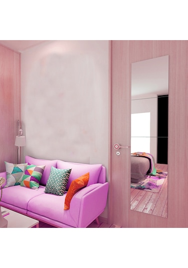 Yifomall "yapışkan Akrilik Ayna - Dekoratif Duvar Aynası 20x20cm Kare " Diğer
