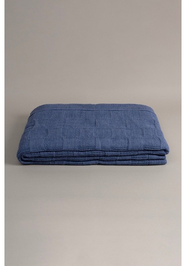 Plaid İndigo Tek Kişilik Battaniye 160x220 15016 Indigo