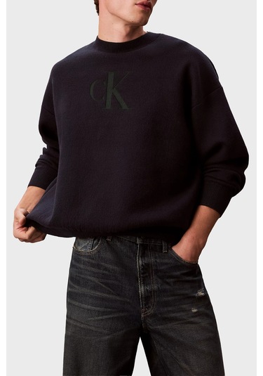 Calvin Klein Erkek Kazak Lv04rd305g Cef Lacivert Lacivert