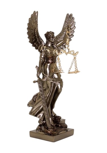 Kanatlı Adalet Tanrıçası Themis Biblosu