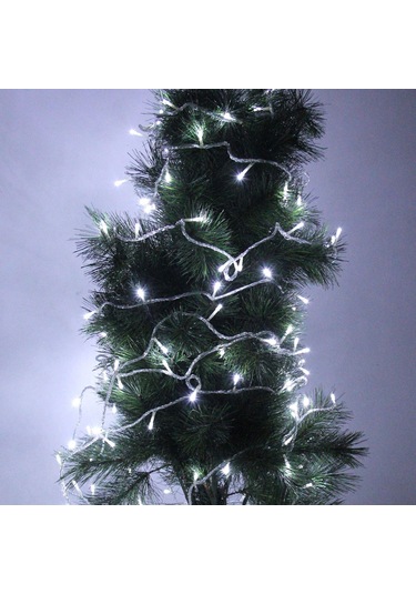 Sones 30m Su Geçirmez Ip44 Dize Dekorasyon Işığı, Noel Partisi İçin, 300 Led, 8 Fonksiyonlu Kontrol Ünitesi İle Beyaz Işık, 220-240v, Ab Fişi Diğer