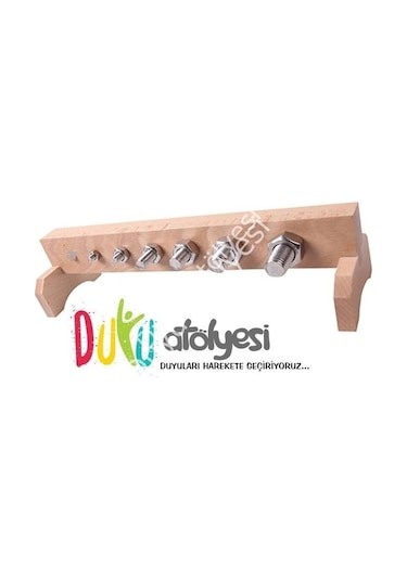 Montessori Vida Somun Çalışma El Beceri Gelişim Oyunu