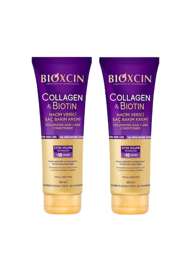 Bioxcin Collagen & Biotin Hacim Veren Saç Kremi 2 x 250 ML