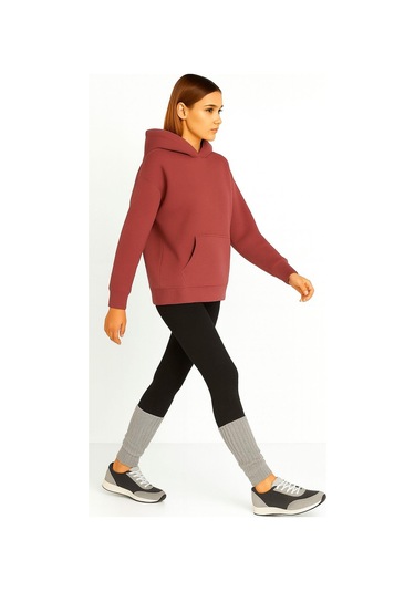 Basic Kalın Pamuk İçerikli Tozluk Gri