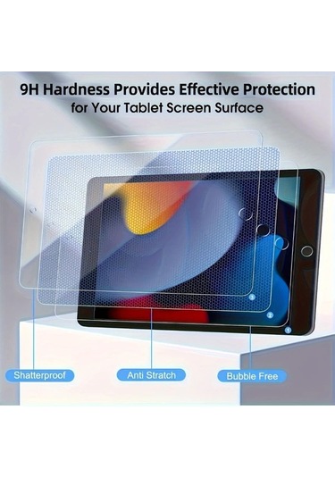 Honeybeeshop İpad Air 3/pro 10.5 İçin Yüksek Çözünürlüklü Temperli Cam Ekran Koruyucu  Pencil Uyumlu