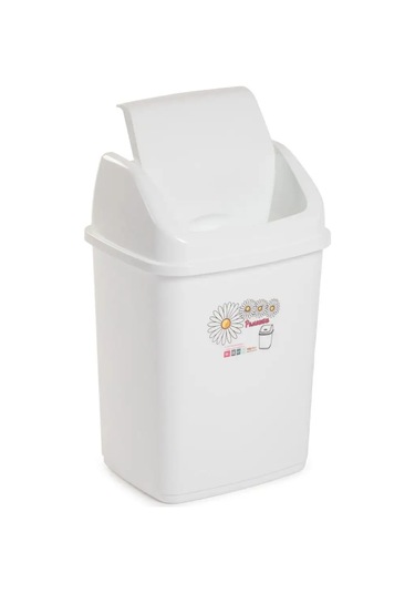 Elfplast 18 Litre Döner Kapaklı Çöp Bidonu. 143376683 Beyaz