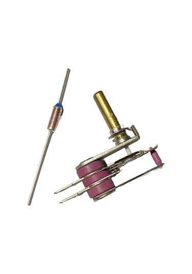 King Tost Makinesi Termostat , Mil Uzunluğu 2 Cm 10 Amper