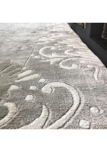 Eko Halı Venice Kcm 564 Silver White İthal El Dokuma Halı Gümüş