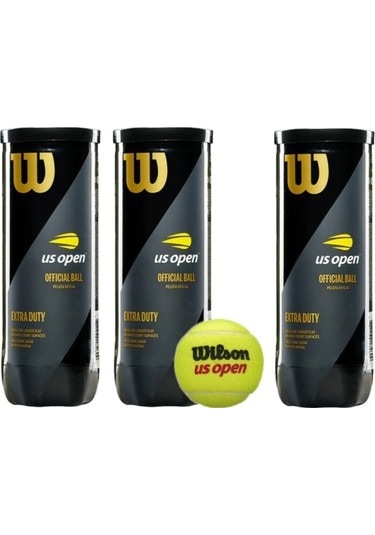Wilson 3 Kutu Wilson Us Open Tenis Topu