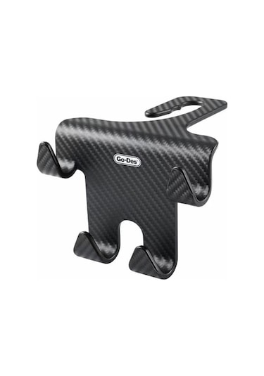 Araç İçi Telefon Tutucukoltuk Arkası Askılı Tasarım Go Des Gd-hd660 Karbon Fiber Görünümlü