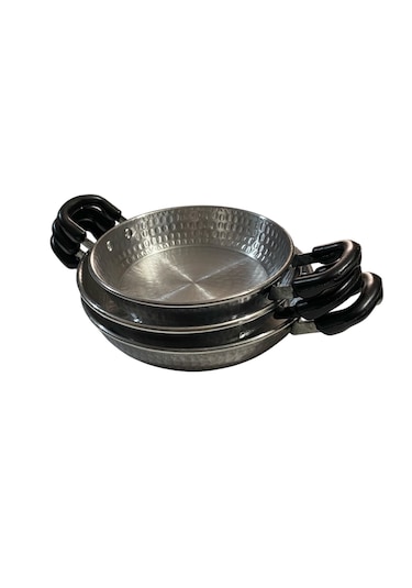 Mobilreyon Alüminyum 3'lü Tava Seti,kamp,piknik Tavası18-20-22cm