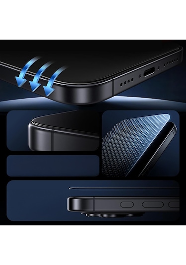 Apple Uyumlu iPhone 17 Pro Max Zore Etnaa Cam Ekran Koruyucu