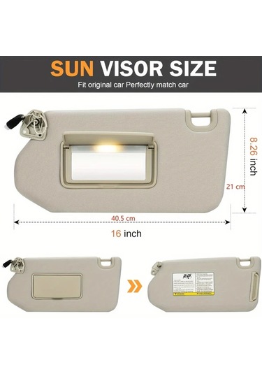 Boatshop1 Araba Güneşlik Sağ Yolcu Koltuğu Gri Nissan Pathfinder Infiniti Qx60 Jx35 2013 2018 Abs