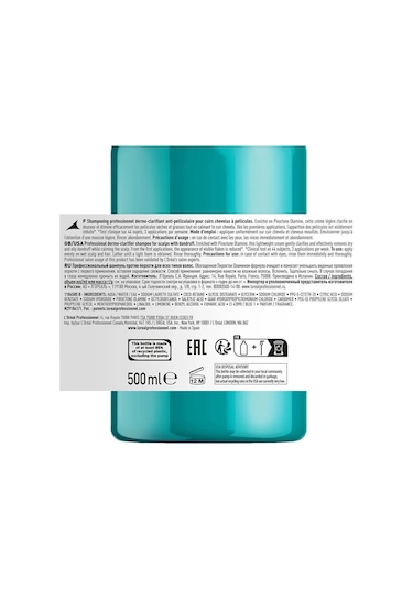 L'Oréal Professionnel Serie Expert Scalp Advanced Kepek Karşıtı Profesyonel Şampuan 500 ML