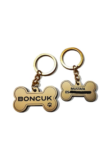 Altınceylan Köpek İsimlik Künyesi Küçük Boy 4 x 2,3 cm