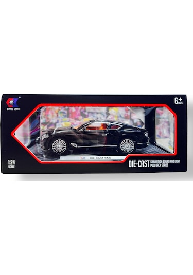 1:24 Metal Model Koleksiyon Araba Bentley Siyah 21 Cm Cz140b