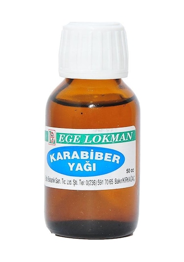 Ege Lokman Karabiber Yağı 50 ML