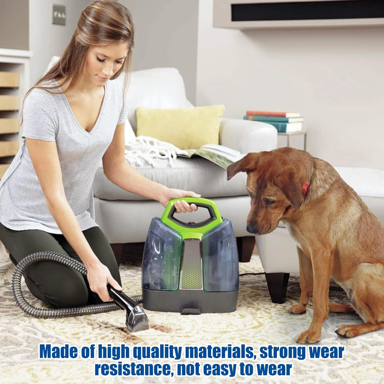 Mufunye Ev Temizliği Aparatı: 2'li Paket Abs Nilon Fırça, Koltuk Halı Araç Koltukları İçin Güçlü Lekeler Temizleyici Kırmızı