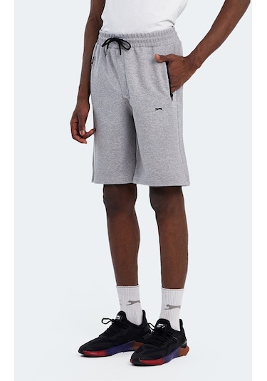 Slazenger KAARLO Erkek Cepli Gri Şort