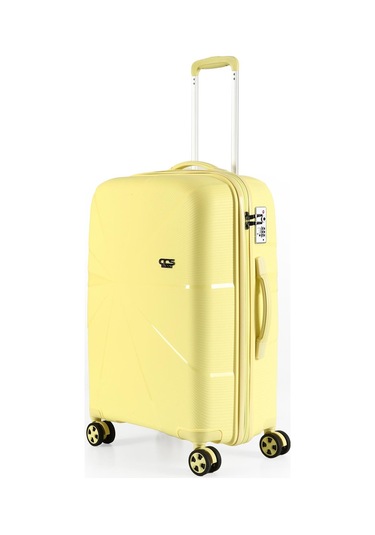 Ççs 5264 Büyük Orta 2 Li Valiz Seti Sarı