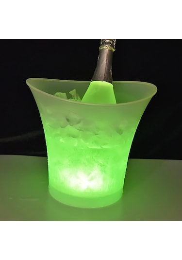 Neoglint 5l Yüksek Kapasiteli Led Işık Lamba Buz Kova Eğrisi Beyaz