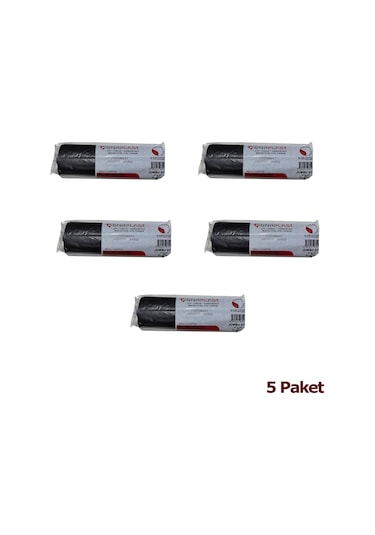 Gnr Endüstriyel Jumbo Çöp Torbası Poşeti 5 x 10'lu 80 x 110 CM