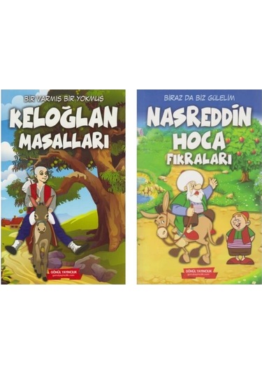 Gönül Nasreddin Hoca Fıkraları + Keloğlan Masalları 2 Kitap