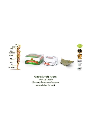 Tabib Lokman Alabalık Yağı Özlü Bitkisel Masaj Kremi 4 x 65 ML