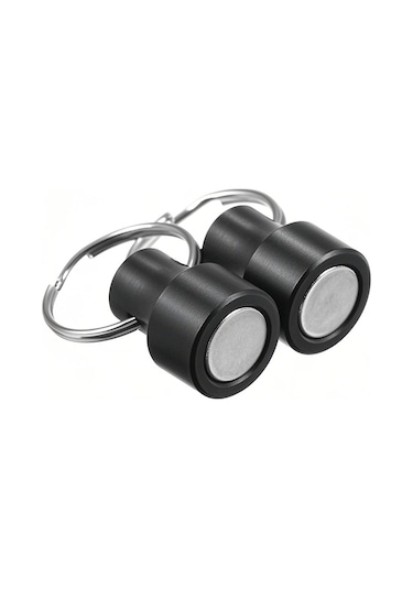 Jeemson Balıkçı Mıknatıslı Tutucu 3 Adet - 3kg Güçlü Manyet - Balık Aletlerini Pezus, Ağı Güvenli Tutar - Aluminyum Alaşım - Siyah